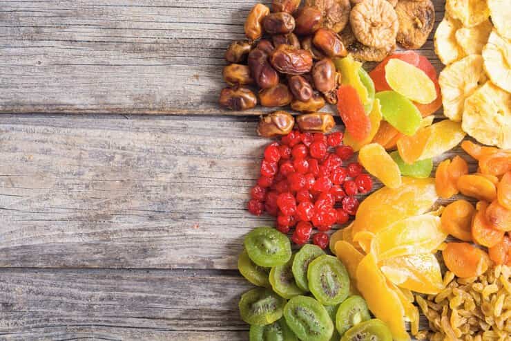 میوه خشک میکس در بازار با طعمی طبیعی و تازه